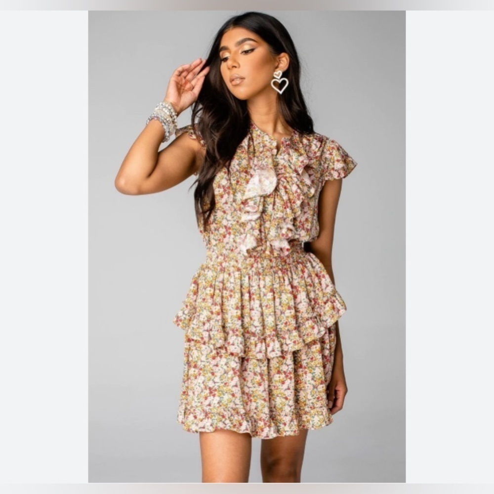 NWT Buddy love Astrid‎ orchard dress liberty print mini dress size small
